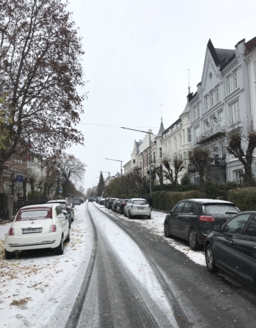 FIRST SNOW IN OSLO